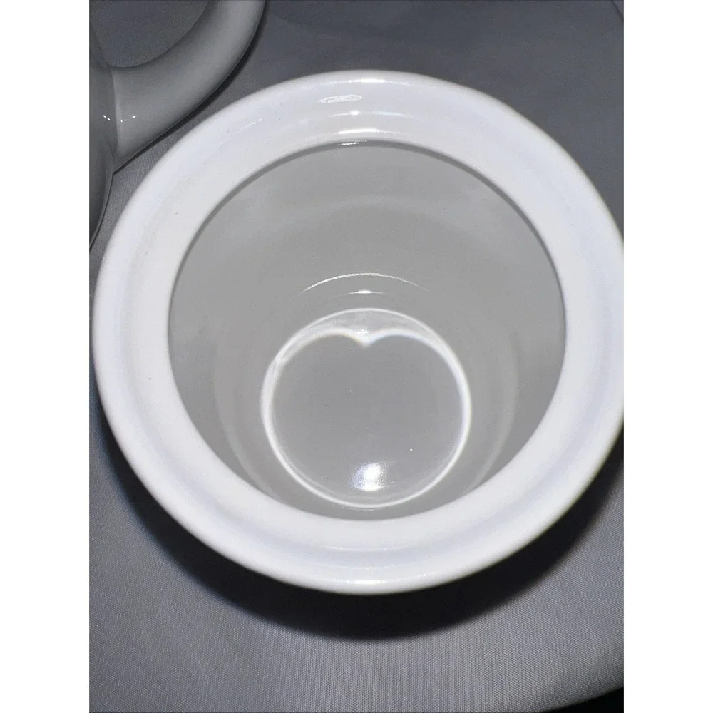 Corelle/ Jay Import Blue Heart Tea Pot Sugar & Creamer Set VTG 3 Piece